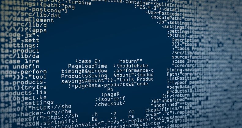 Free malicious code virus hacker illustration