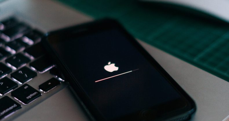 iPhone charging on MacBook