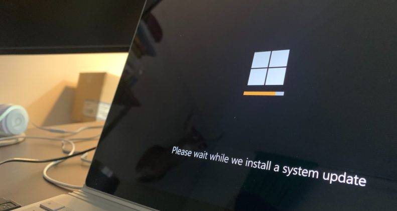 black and white laptop computer